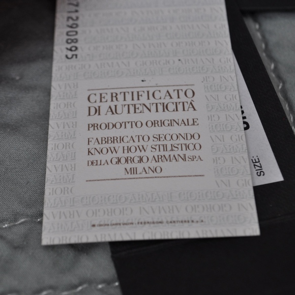 NWT Giorgio Armani Large Red Bucket/ Hobo Bag - Picture 7 of 7